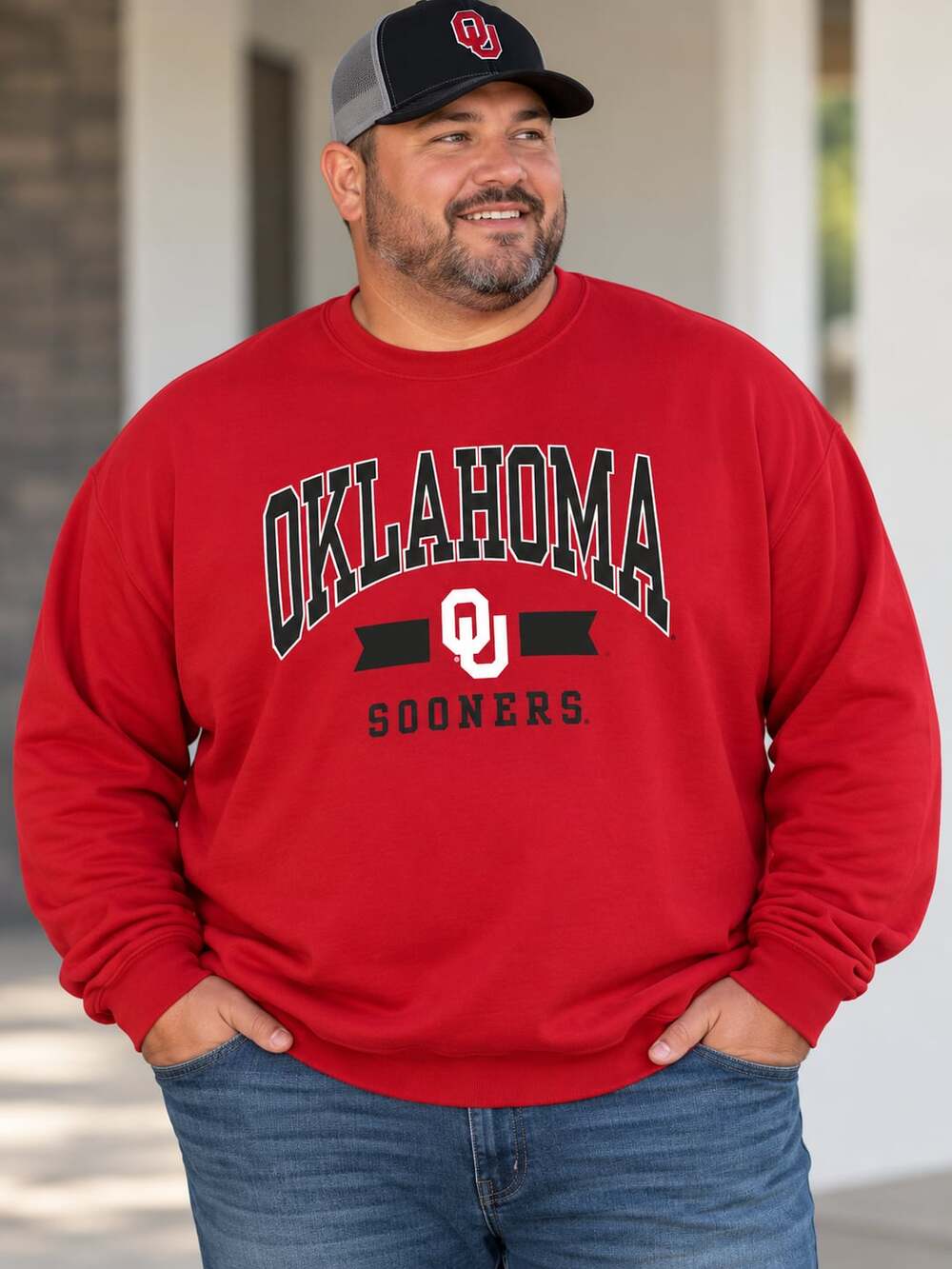 Profile Varsity Oklahoma Sooners Sweatshirt Size 3XL Red Crewneck